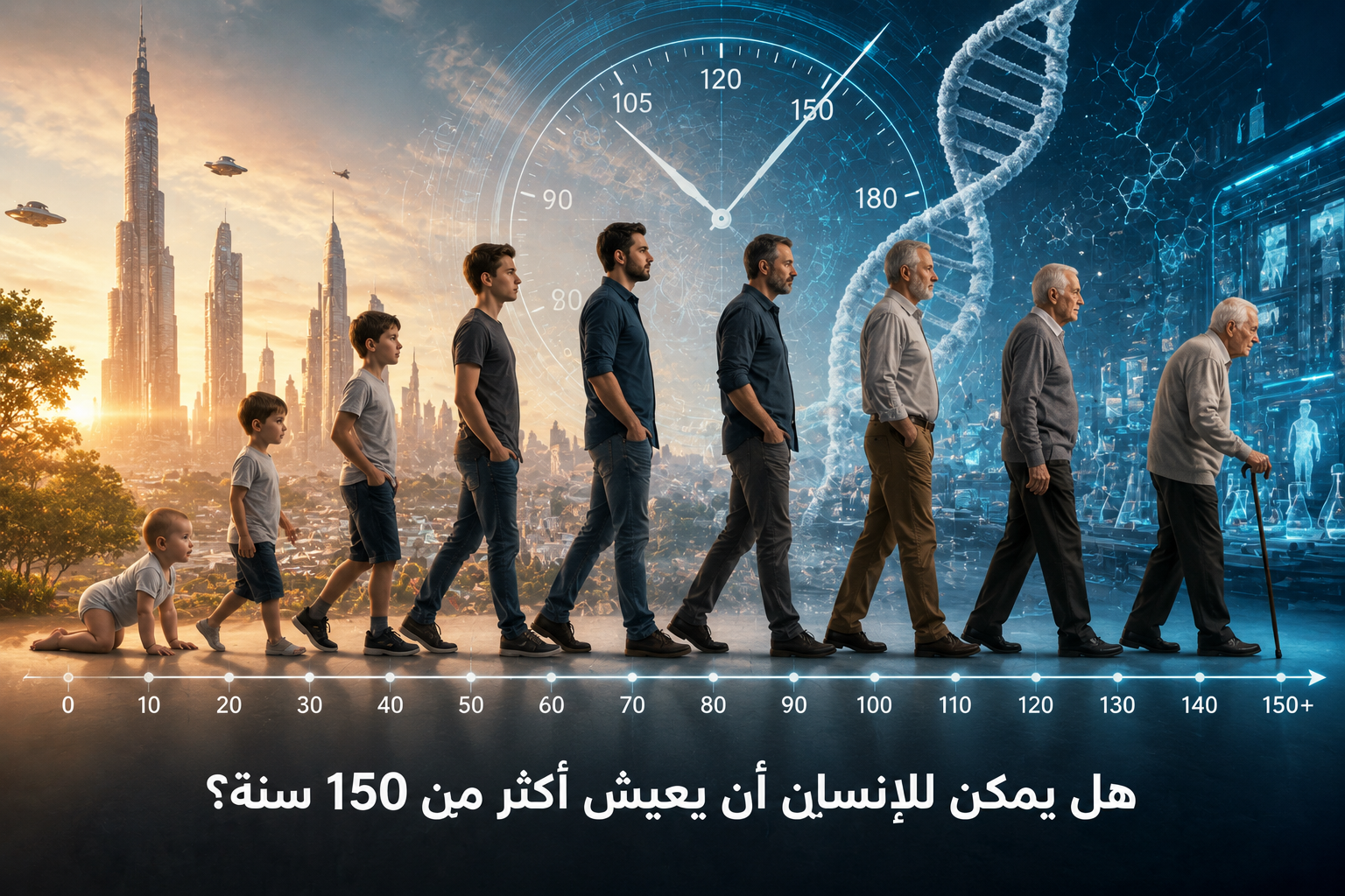هل يمكن للإنسان أن يعيش أكثر من 150 سنة؟