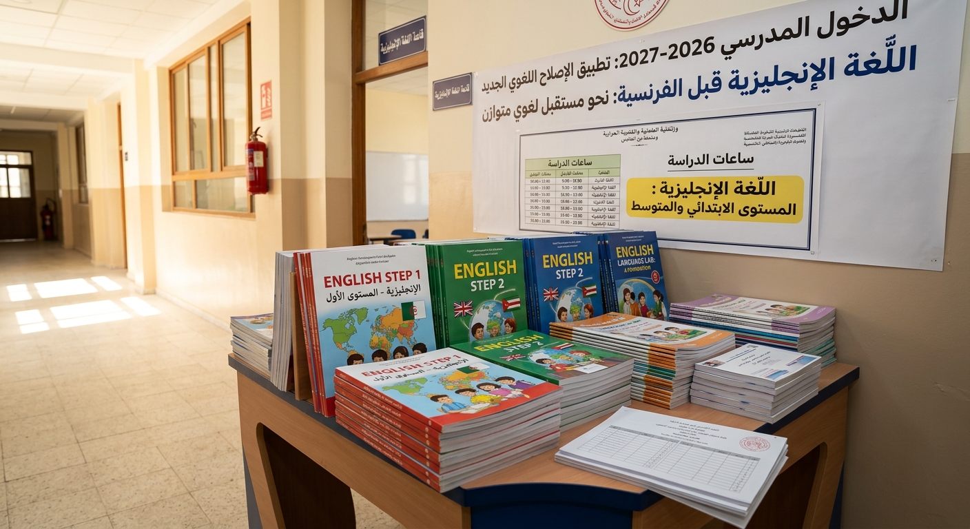 🇩🇿 الإنجليزية قبل الفرنسية في المدرسة الجزائرية.. إصلاح جديد يعيد ترتيب اللغات الأجنبية