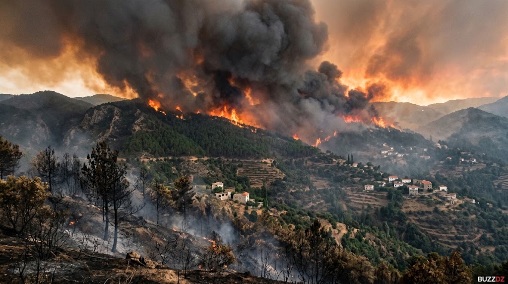 🔥 حرائق الجزائر.. أيام من النيران والدمار تترك وراءها جرحاً مفتوحاً في جيجل وبجاية وتيزي وزو