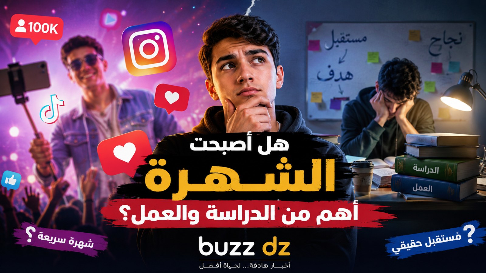 هل أصبحت الشهرة على مواقع التواصل أهم من الدراسة والعمل؟